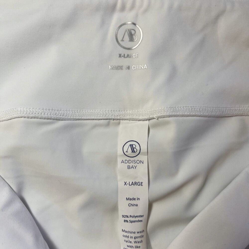 Addison Bay Court Skort Tennis/Pickle Ball Women XL White, Teal/Navy/Pink trim - Picture 5 of 8